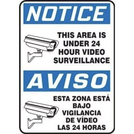 Accuform OSHA NOTICE SAFETY SIGN AUTHORIZED MCLR810VP MCLR810VP